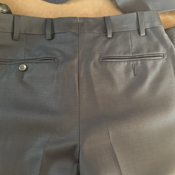 SUITSUPPLY suit, Vitale Barberis Canonico black pure wool super euro size 42 - Picture 12 of 13